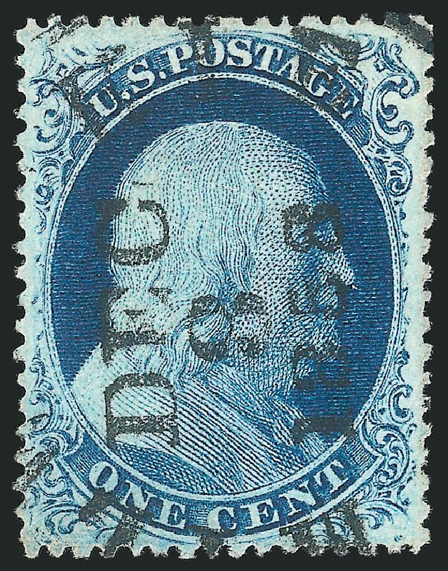 Value of US Stamps Scott #22: 1c 1857 Franklin. Robert Siegel Auction Galleries, Sep 2014, Sale 1078, Lot 98