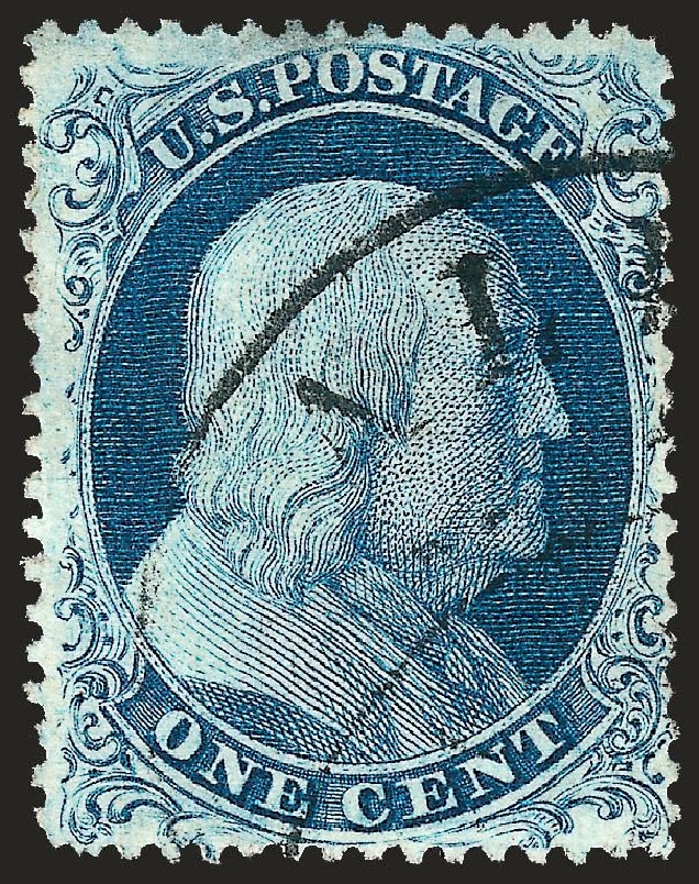 Values of US Stamps Scott #22 - 1c 1857 Franklin. Robert Siegel Auction Galleries, Sep 2008, Sale 962, Lot 2269