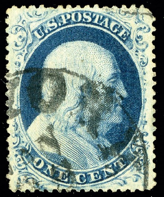 Price of US Stamps Scott Cat. 22 - 1857 1c Franklin. Spink Shreves Galleries, May 2014, Sale 148, Lot 41