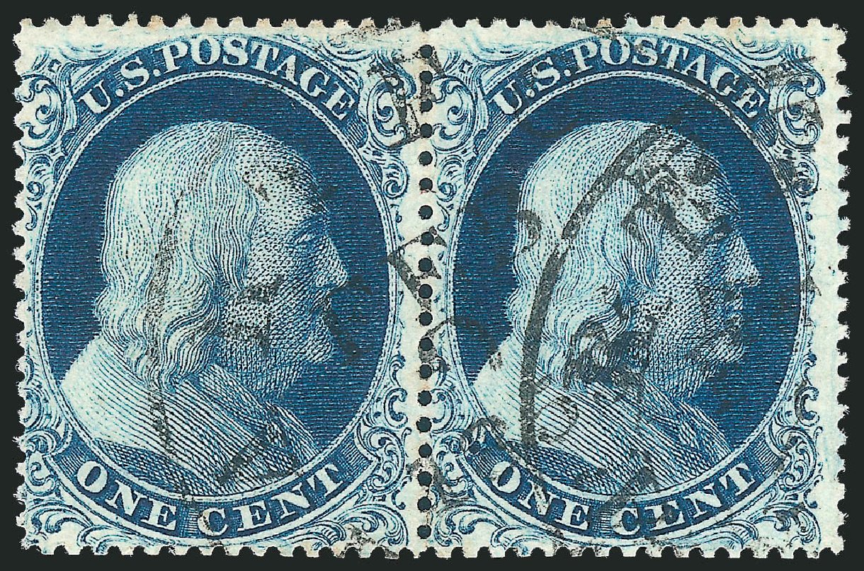 US Stamp Price Scott Catalog #22 - 1857 1c Franklin. Robert Siegel Auction Galleries, Mar 2011, Sale 1006, Lot 1194