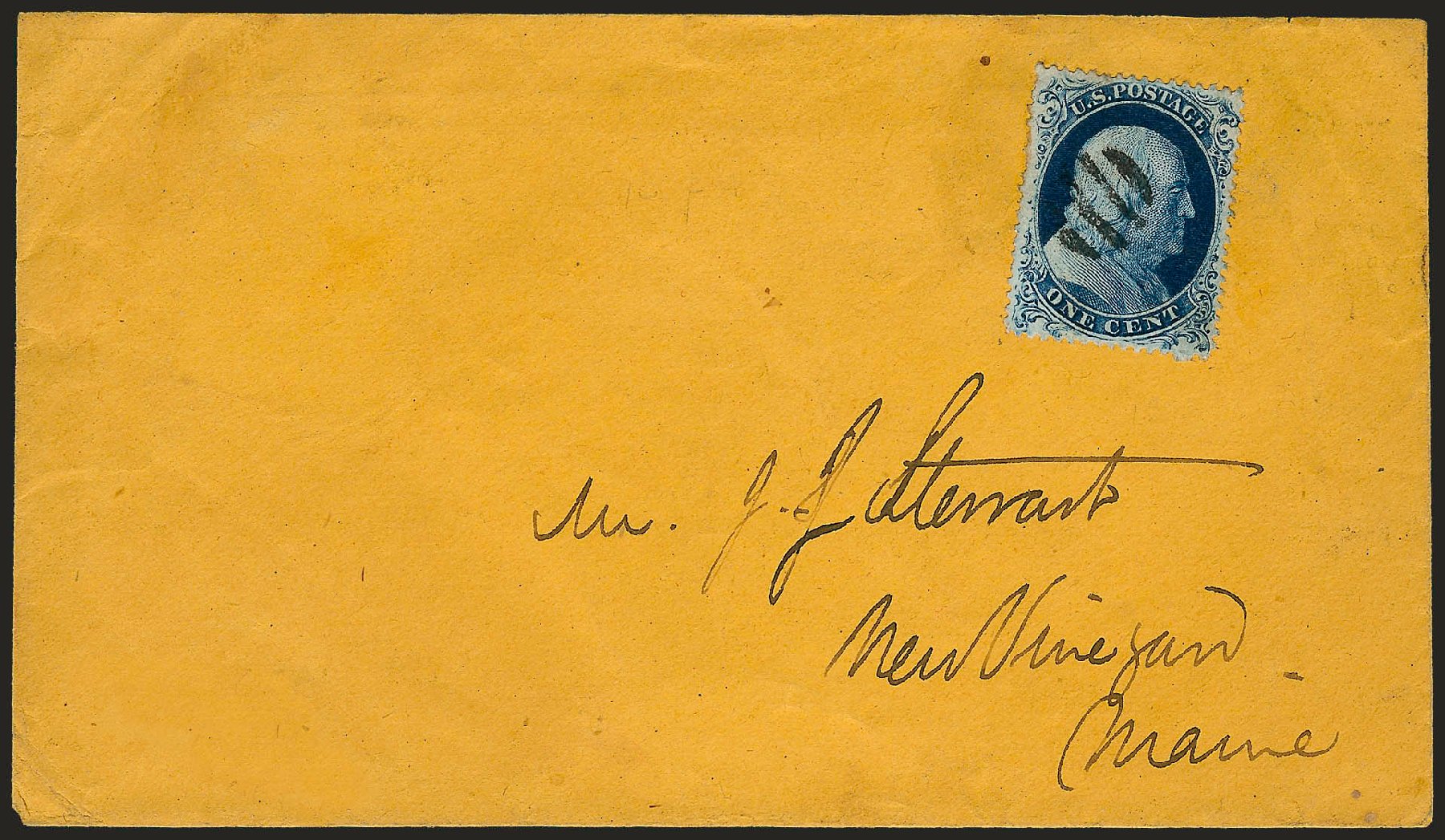US Stamp Price Scott # 22: 1c 1857 Franklin. Robert Siegel Auction Galleries, Oct 2008, Sale 963, Lot 314