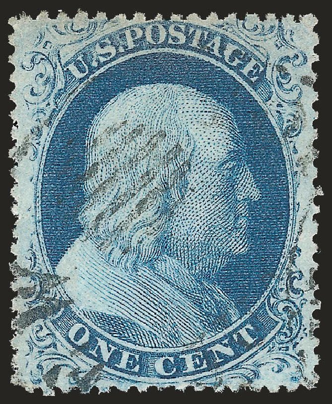 US Stamps Value Scott Cat. #22 - 1c 1857 Franklin. Robert Siegel Auction Galleries, Dec 2009, Sale 982, Lot 5104