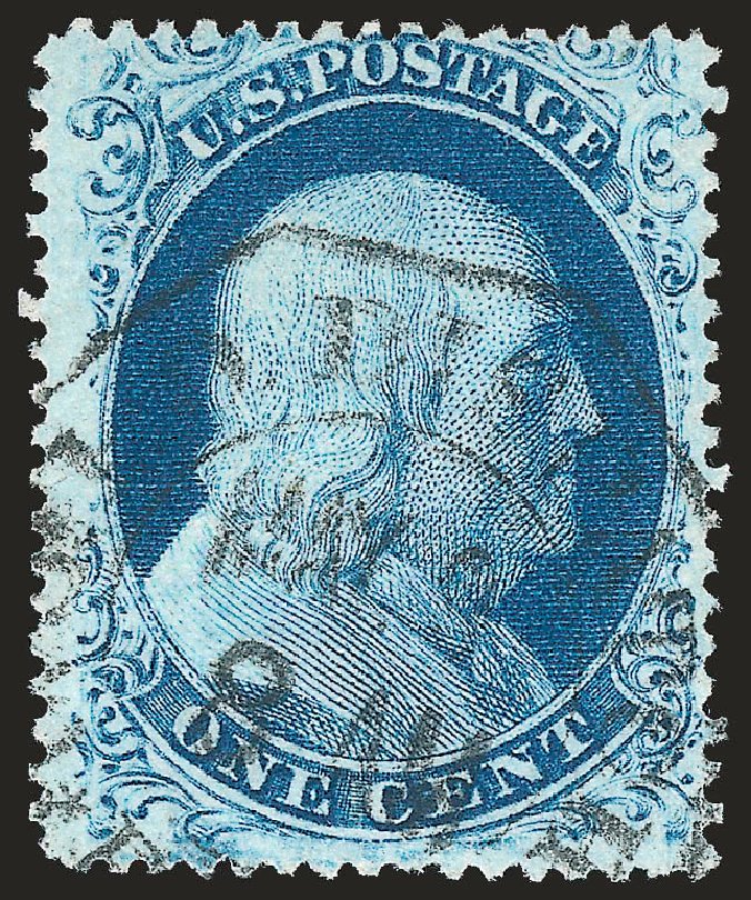 Cost of US Stamps Scott #22 - 1c 1857 Franklin. Robert Siegel Auction Galleries, Apr 2010, Sale 984, Lot 124