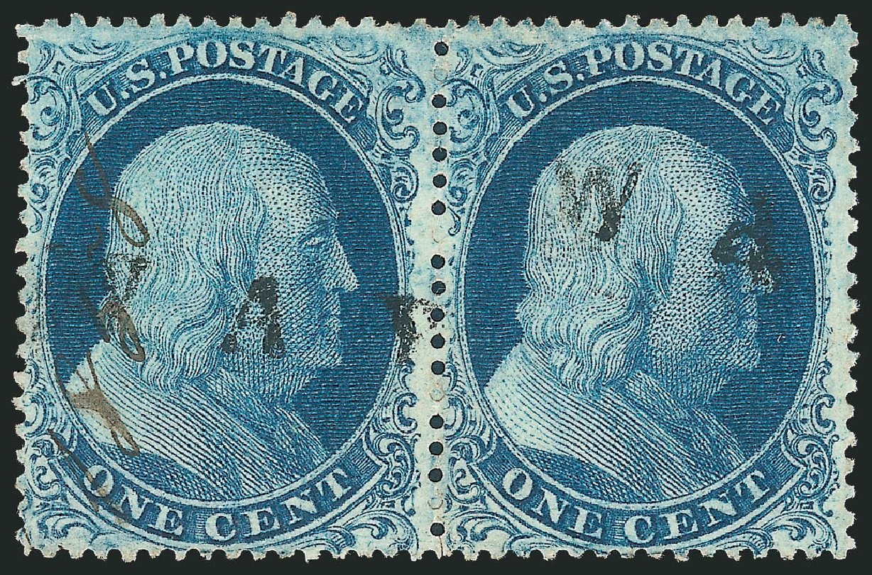 Costs of US Stamp Scott Catalog # 22 - 1c 1857 Franklin. Robert Siegel Auction Galleries, Mar 2011, Sale 1006, Lot 1195