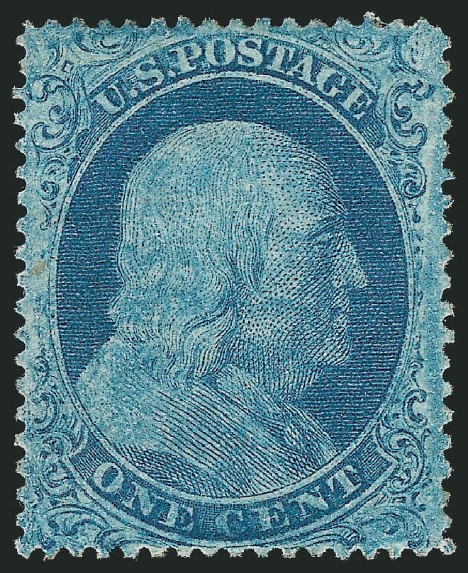 Prices of US Stamps Scott #22: 1857 1c Franklin. Robert Siegel Auction Galleries, Mar 2011, Sale 1006, Lot 1455