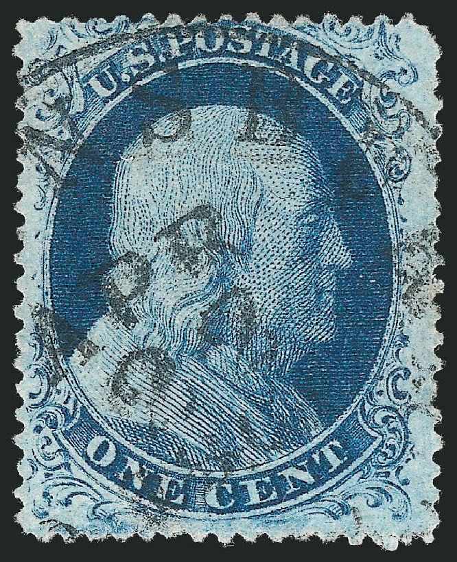 Price of US Stamp Scott Cat. # 22: 1857 1c Franklin. Robert Siegel Auction Galleries, Mar 2011, Sale 1006, Lot 1465