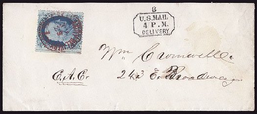 US Stamp Prices Scott Cat. # 22 - 1857 1c Franklin. Spink Shreves Galleries, Jan 2014, Sale 146, Lot 172