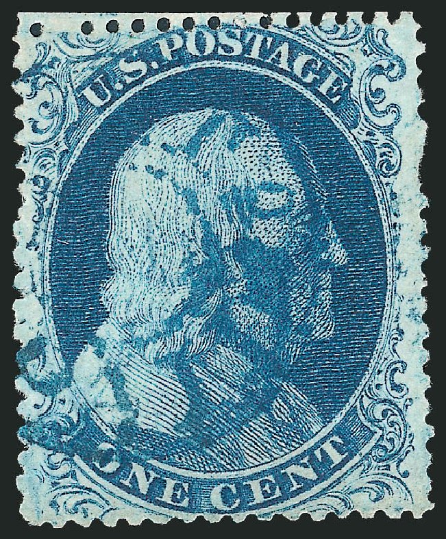 Price of US Stamps Scott Catalogue # 22: 1c 1857 Franklin. Robert Siegel Auction Galleries, Mar 2011, Sale 1006, Lot 1193