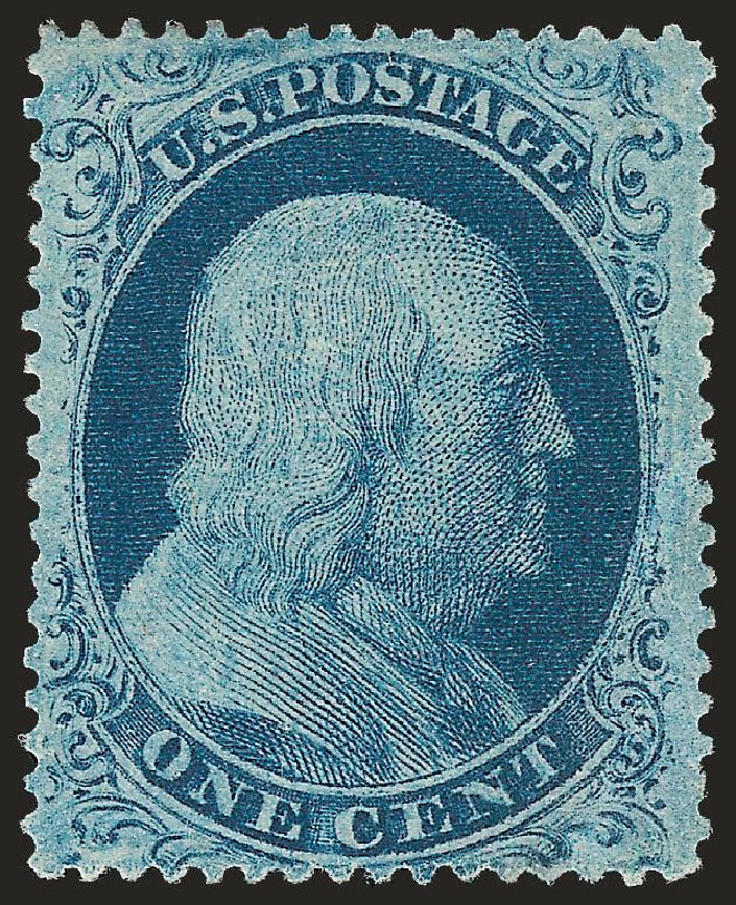 US Stamp Price Scott # 22: 1c 1857 Franklin. Robert Siegel Auction Galleries, Apr 2009, Sale 972, Lot 3033