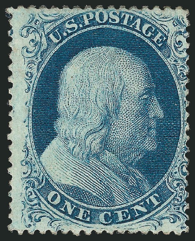 Price of US Stamp Scott # 22: 1c 1857 Franklin. Robert Siegel Auction Galleries, Sep 2009, Sale 976, Lot 1203