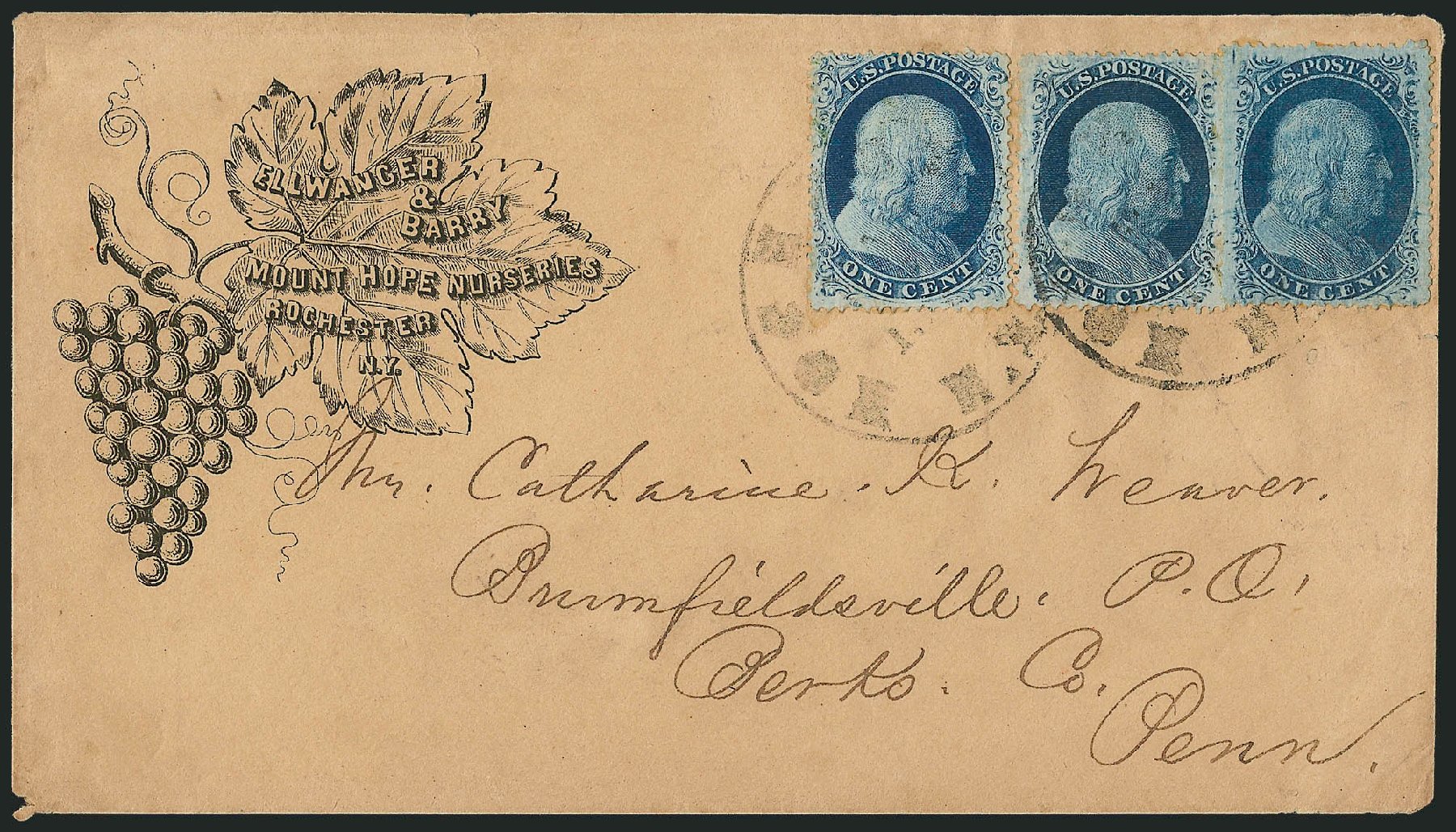 Prices of US Stamps Scott Catalogue # 22: 1c 1857 Franklin. Robert Siegel Auction Galleries, Mar 2011, Sale 1006, Lot 1206