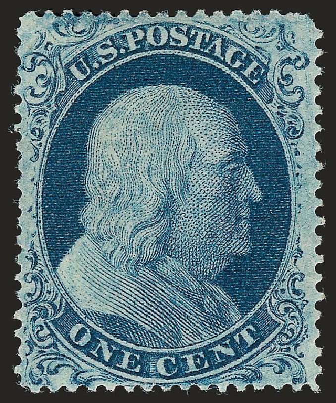 Costs of US Stamps Scott Catalog #22: 1c 1857 Franklin. Robert Siegel Auction Galleries, Oct 2008, Sale 963, Lot 326