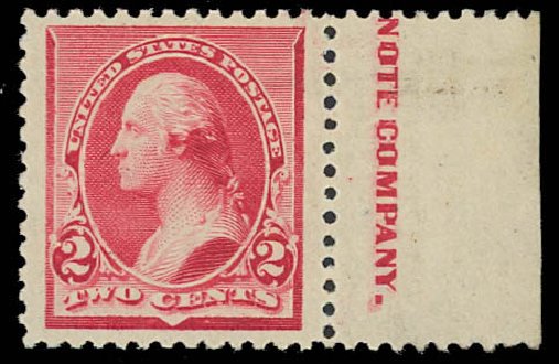 US Stamps Value Scott Cat. # 220: 1890 2c Washington. Daniel Kelleher Auctions, Oct 2012, Sale 632, Lot 1105