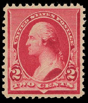 Cost of US Stamp Scott Cat. #220: 2c 1890 Washington. Daniel Kelleher Auctions, Oct 2012, Sale 632, Lot 1103