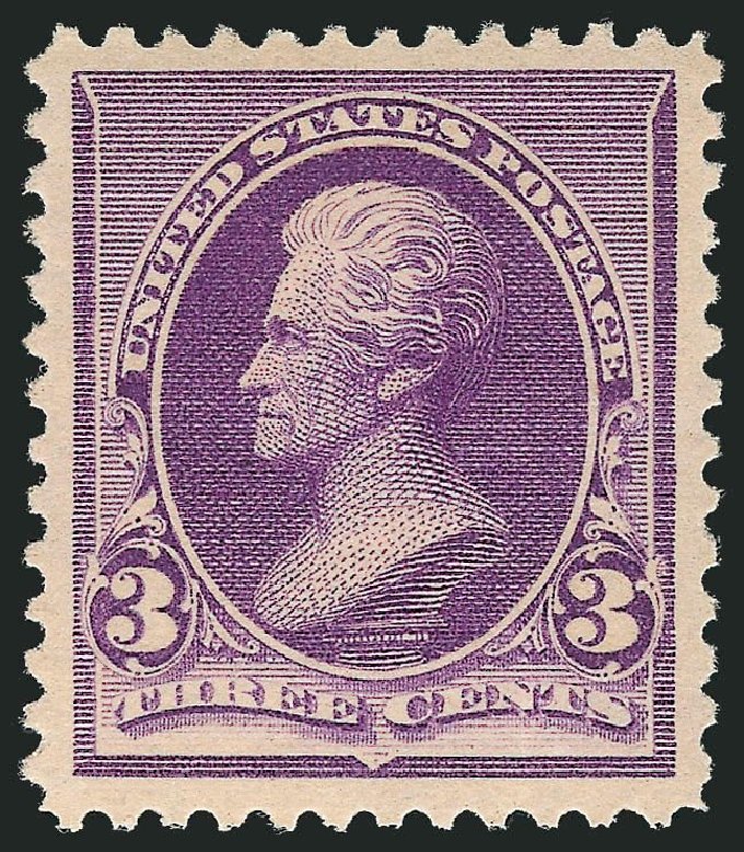 Values of US Stamps Scott Catalog 221: 3c 1890 Jackson. Robert Siegel Auction Galleries, May 2013, Sale 1044, Lot 178