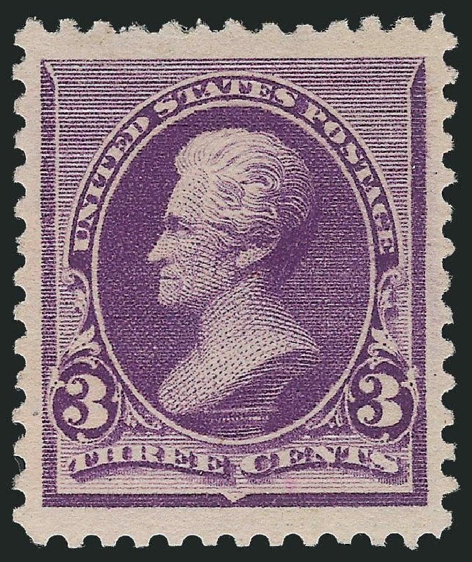 Value of US Stamp Scott # 221: 3c 1890 Jackson. Robert Siegel Auction Galleries, Nov 2013, Sale 1057, Lot 809