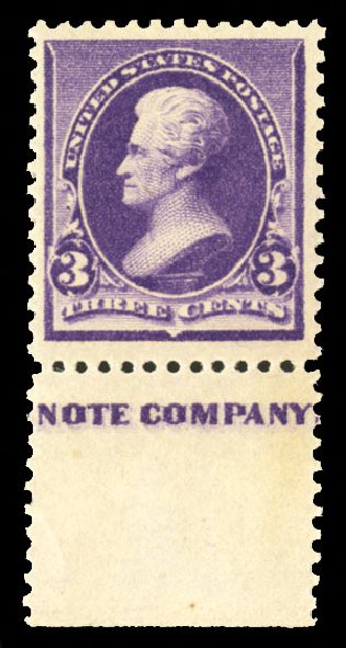 US Stamp Price Scott Catalogue #221 - 3c 1890 Jackson. Cherrystone Auctions, Jul 2013, Sale 201307, Lot 71