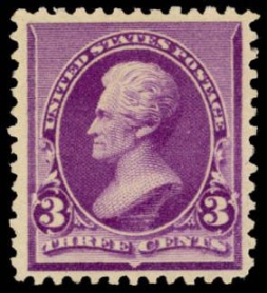 Price of US Stamps Scott # 221 - 3c 1890 Jackson. Daniel Kelleher Auctions, May 2014, Sale 653, Lot 2153