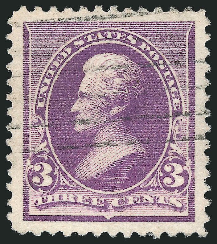 Costs of US Stamp Scott Catalog # 221 - 1890 3c Jackson. Robert Siegel Auction Galleries, Oct 2012, Sale 1032, Lot 3326