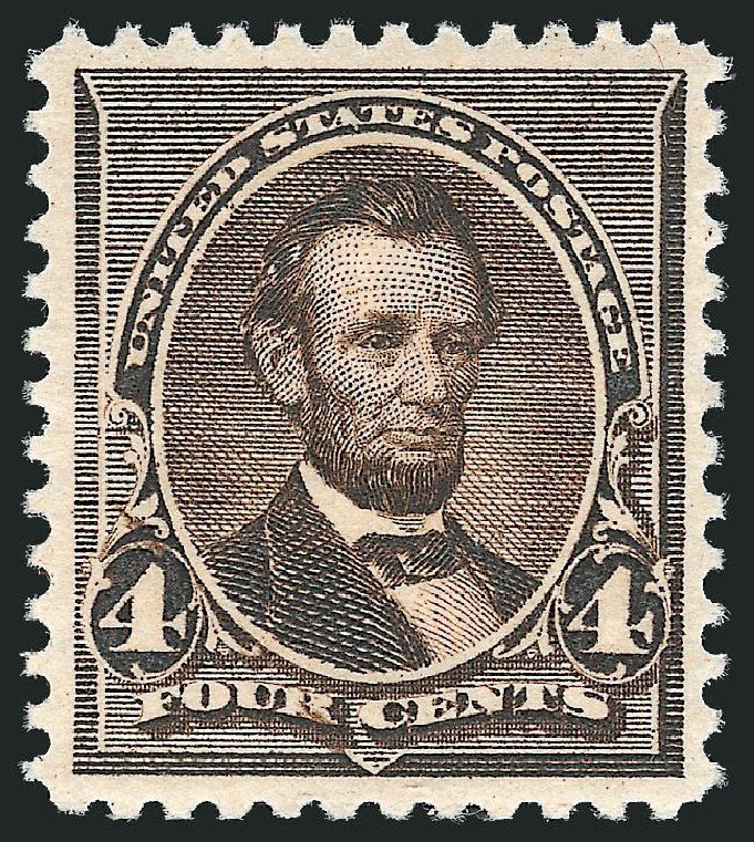 Us Stamps Prices Scott Cat 222 4c 1890 Lincoln
