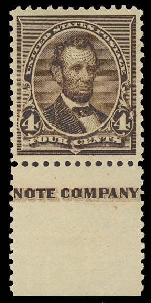 Values of US Stamps Scott #222 - 4c 1890 Lincoln. Daniel Kelleher Auctions, Jun 2012, Sale 630, Lot 1474