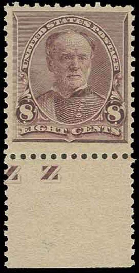US Stamp Prices Scott #222: 4c 1890 Lincoln. H.R. Harmer, Nov 2013, Sale 3004, Lot 1143