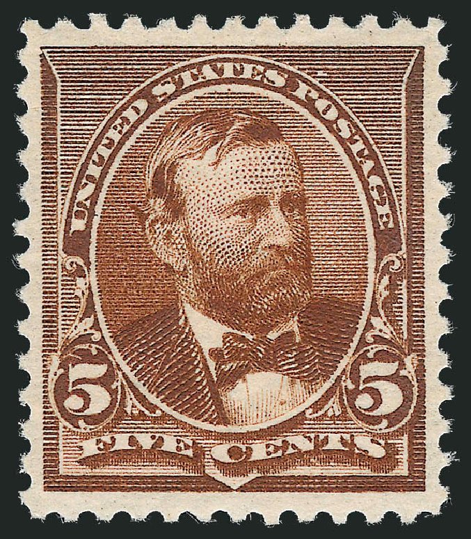 US Stamp Price Scott Catalog # 223: 1890 5c Grant. Robert Siegel Auction Galleries, Dec 2012, Sale 1037, Lot 1777