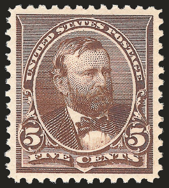 US Stamps Values Scott Cat. # 223 - 5c 1890 Grant. Robert Siegel Auction Galleries, Jun 2010, Sale 992, Lot 2277