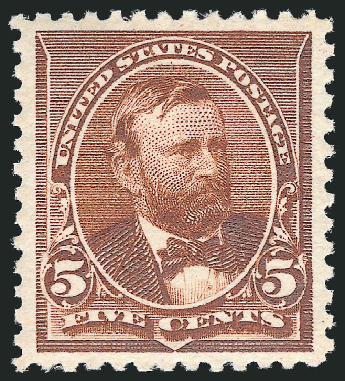 Price of US Stamps Scott Catalogue #223 - 1890 5c Grant. Robert Siegel Auction Galleries, Dec 2010, Sale 1000, Lot 1108