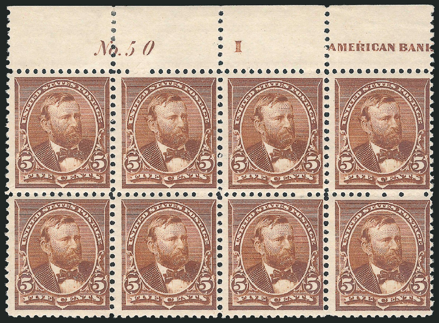 US Stamp Value Scott Catalog 223: 5c 1890 Grant. Robert Siegel Auction Galleries, Dec 2012, Sale 1037, Lot 1779