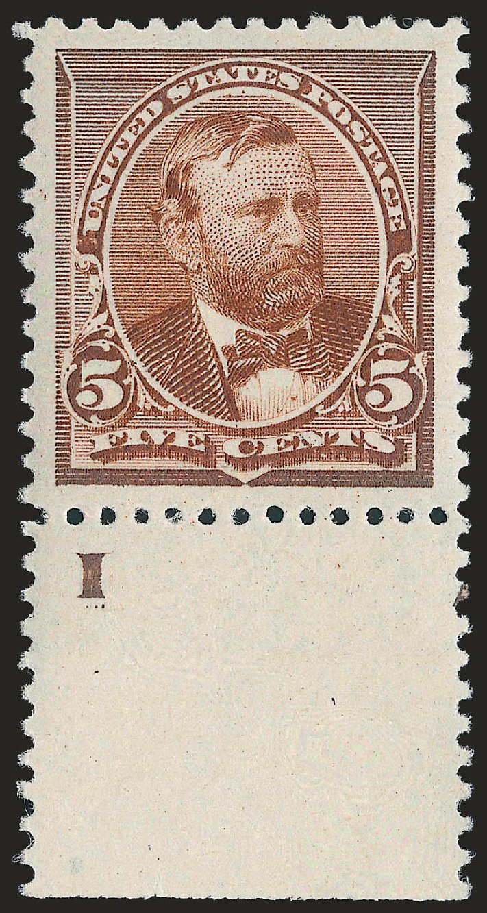 US Stamp Value Scott Cat. # 223: 5c 1890 Grant. Robert Siegel Auction Galleries, Jun 2010, Sale 989, Lot 159
