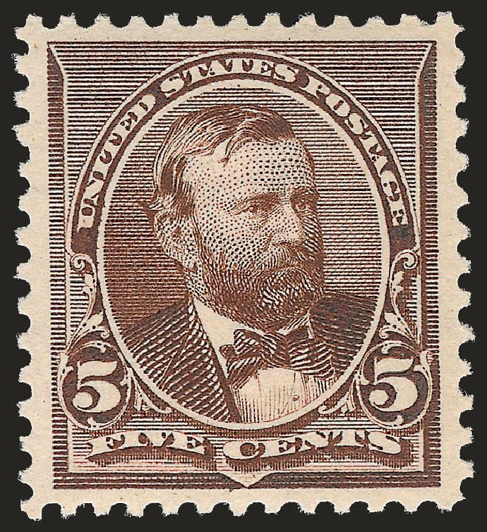 Value of US Stamps Scott Catalogue 223 - 5c 1890 Grant. Robert Siegel Auction Galleries, Dec 2008, Sale 967, Lot 4330