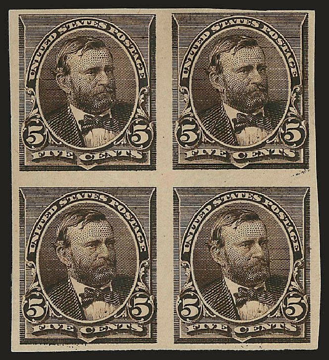 Costs of US Stamp Scott Catalog # 223: 1890 5c Grant. Robert Siegel Auction Galleries, Sep 2008, Sale 962, Lot 2121