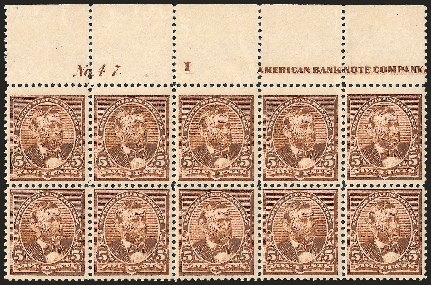 Prices of US Stamp Scott Cat. #223 - 5c 1890 Grant. Robert Siegel Auction Galleries, Jun 2009, Sale 973, Lot 151