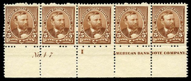 Costs of US Stamps Scott Catalog # 223: 5c 1890 Grant. Matthew Bennett International, Mar 2012, Sale 344, Lot 4405
