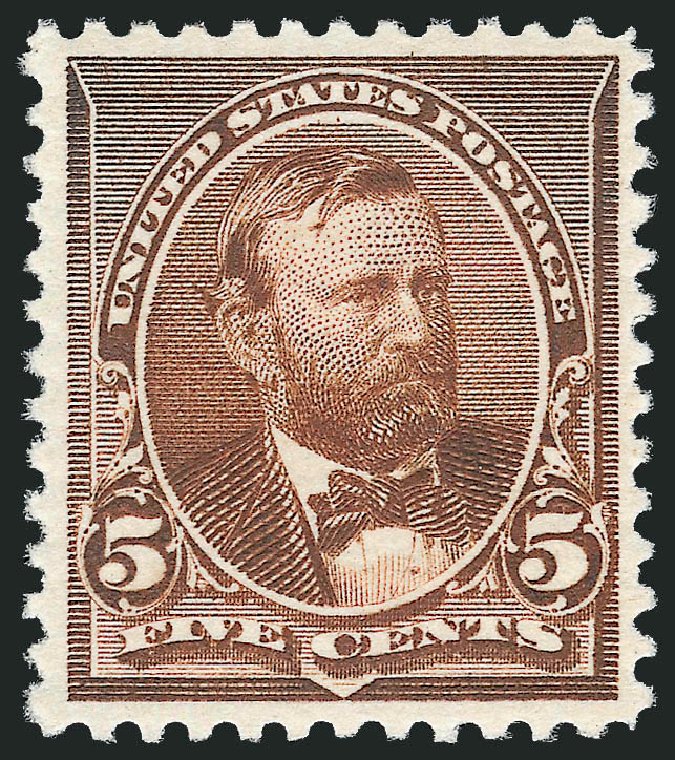 US Stamp Value Scott Catalog 223: 5c 1890 Grant. Robert Siegel Auction Galleries, Jun 2009, Sale 975, Lot 1465
