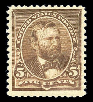 US Stamps Values Scott 223 - 5c 1890 Grant. Matthew Bennett International, Sep 2010, Sale 333, Lot 3622