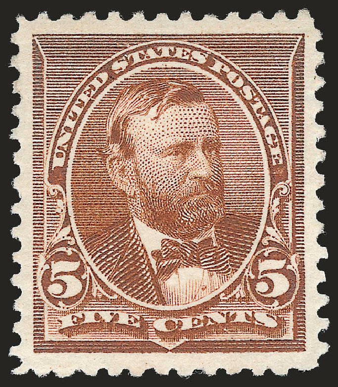 US Stamps Value Scott # 223 - 1890 5c Grant. Robert Siegel Auction Galleries, Dec 2008, Sale 967, Lot 4332