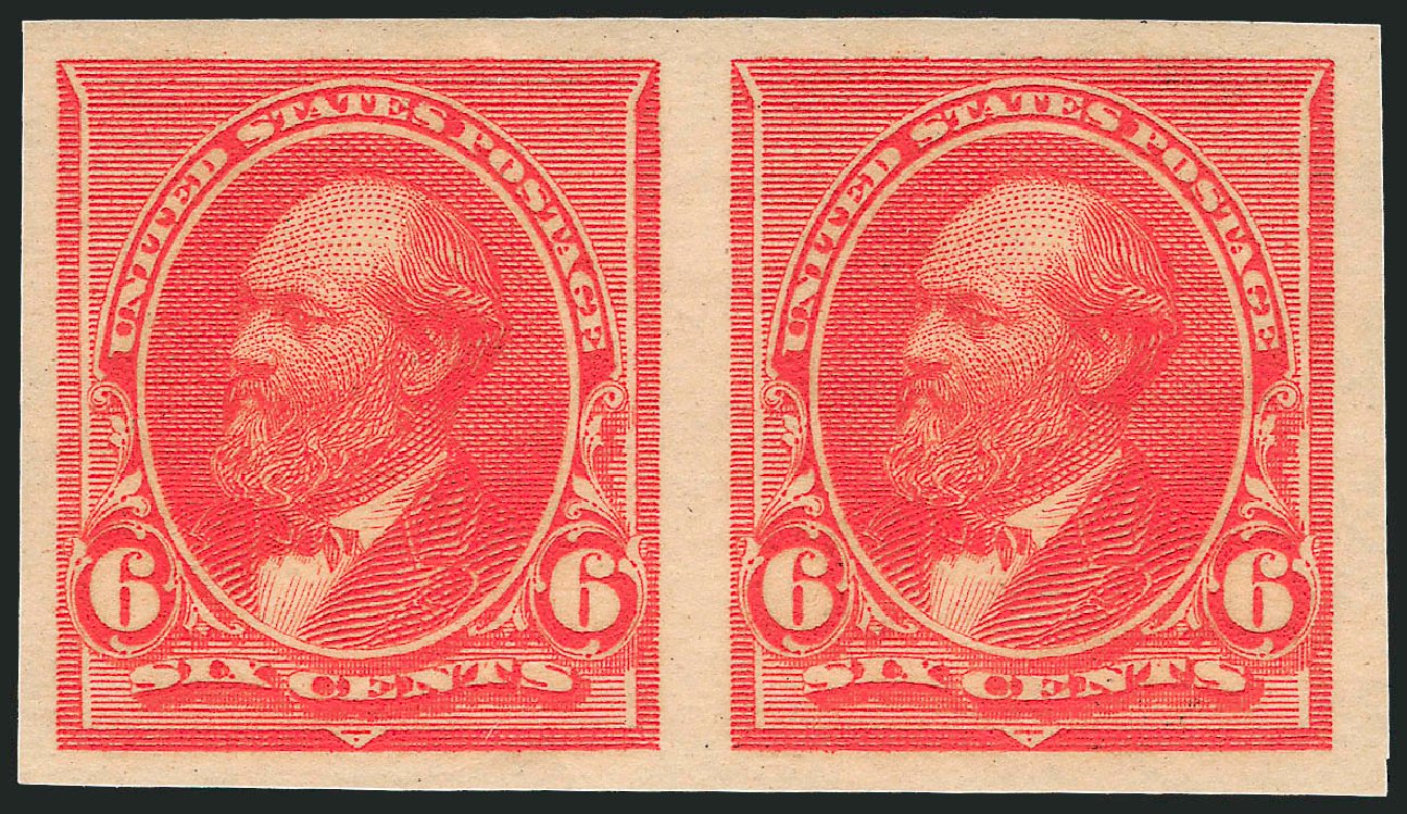 US Stamp Values Scott Cat. # 224: 6c 1890 Garfield. Robert Siegel Auction Galleries, Oct 2010, Sale 997, Lot 5040