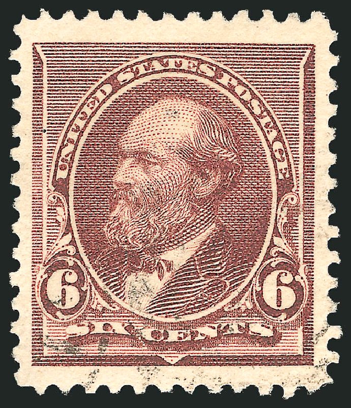 Cost of US Stamps Scott # 224: 6c 1890 Garfield. Robert Siegel Auction Galleries, Sep 2012, Sale 1027, Lot 111