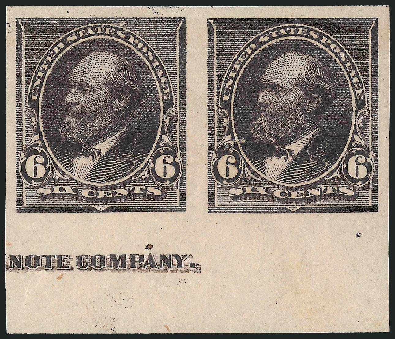 Value of US Stamp Scott Catalog # 224 - 1890 6c Garfield. Robert Siegel Auction Galleries, Dec 2011, Sale 1017, Lot 14