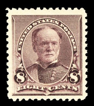 Cost of US Stamp Scott # 225: 8c 1890 Sherman. Cherrystone Auctions, Jul 2013, Sale 201307, Lot 72