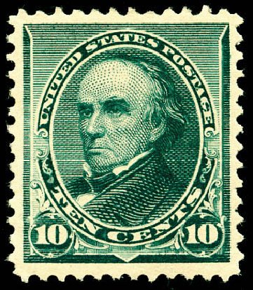 Cost of US Stamp Scott Catalogue 226 - 10c 1890 Webster. Matthew Bennett International, Jun 2008, Sale 328, Lot 729