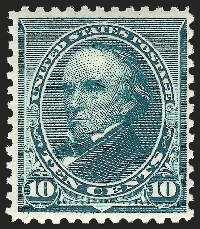 Value of US Stamps Scott Catalogue # 226: 1890 10c Webster. Robert Siegel Auction Galleries, Apr 2009, Sale 972, Lot 3219