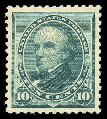 Costs of US Stamps Scott Cat. # 226: 10c 1890 Webster. Matthew Bennett International, Sep 2010, Sale 332, Lot 2040