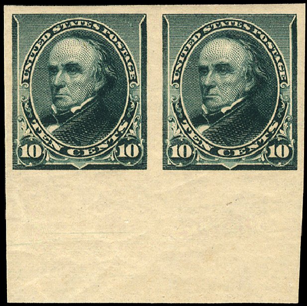 US Stamp Values Scott Catalog # 226: 1890 10c Webster. Cherrystone Auctions, Jun 2011, Sale 201106, Lot 50
