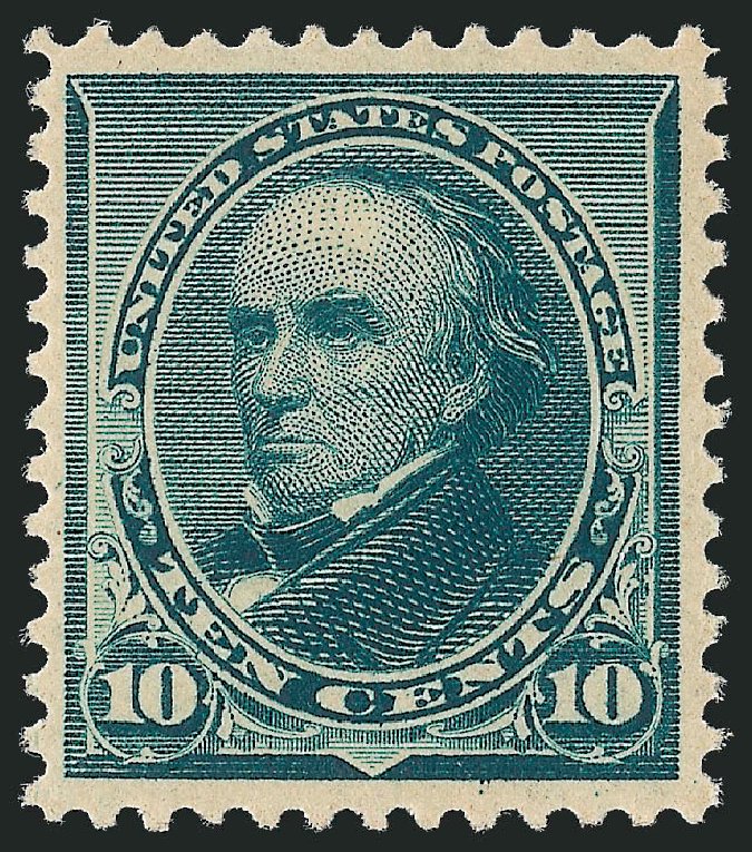 Price of US Stamps Scott Cat. 226: 10c 1890 Webster. Robert Siegel Auction Galleries, Oct 2011, Sale 1014, Lot 1460