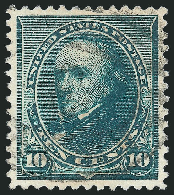 Value of US Stamps Scott Catalogue # 226: 1890 10c Webster. Robert Siegel Auction Galleries, Oct 2012, Sale 1032, Lot 3332