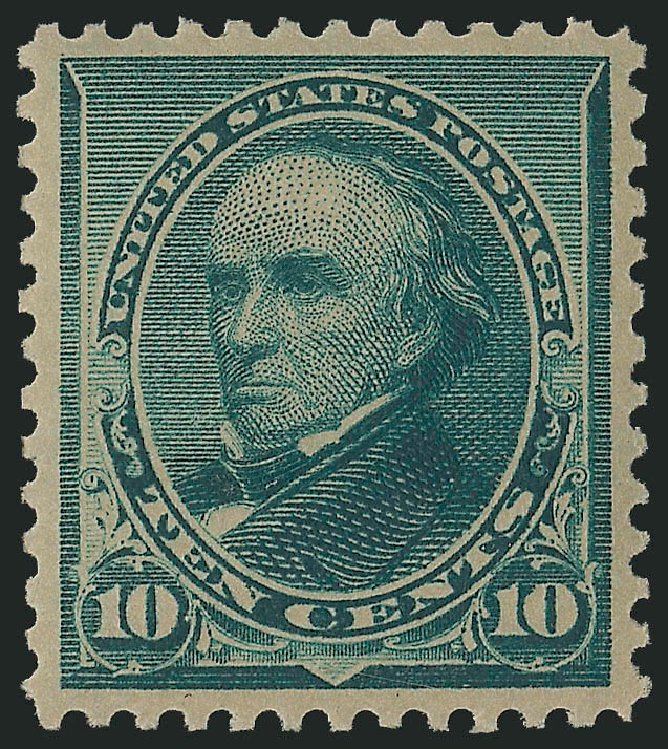 Cost of US Stamps Scott Catalogue #226 - 10c 1890 Webster. Robert Siegel Auction Galleries, Dec 2009, Sale 978, Lot 1062