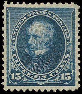 US Stamps Prices Scott # 227: 15c 1890 Clay. H.R. Harmer, Oct 2014, Sale 3006, Lot 1247